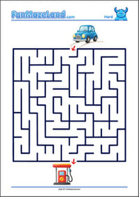 Free Printable Hard Classic Maze