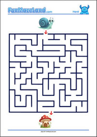 Free Printable Hard Classic Maze