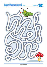 Free Printable Medium Path Maze