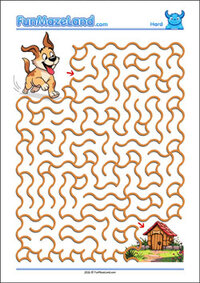 Free Printable Hard Wave Maze