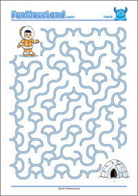 Free Printable Hard Wave Maze