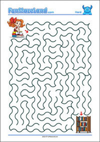Free Printable Hard Wave Maze