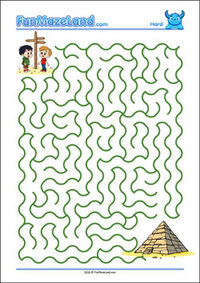 Free Printable Hard Wave Maze