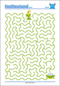 Free Printable Hard Wave Maze