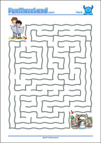 Free Printable Hard Wave Maze