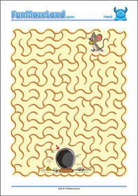Free Printable Hard Wave Maze